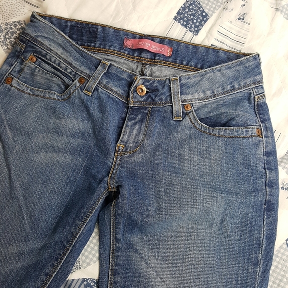 Vintage Levis sz3 jeans bootcut Med wash - Picture 8 of 8